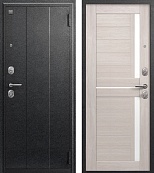 Дверь Центурион А-01 Серый муар-Капучино 3Д (царга)