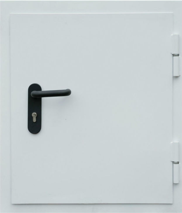 Люк кровельный (уличный) огнестойкий ЛМП-01-EI60-900*900 - металлический однопольный