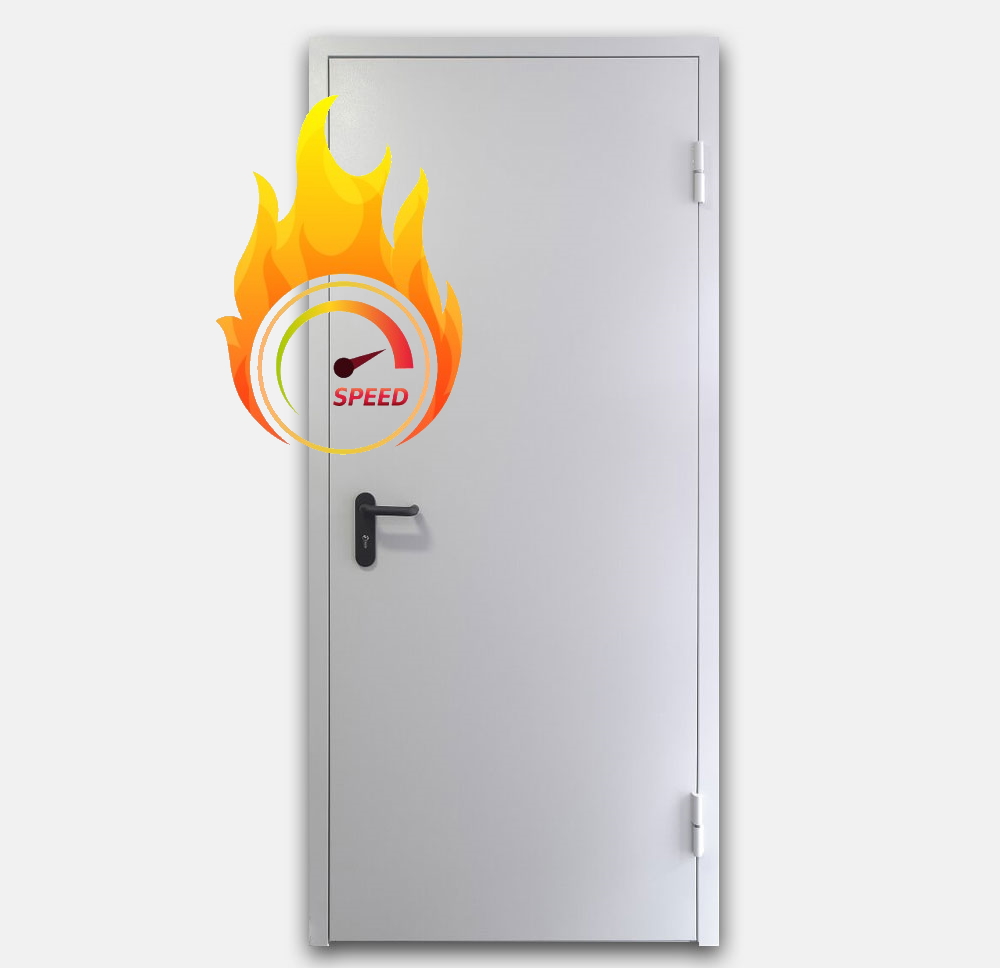 Огнестойкая ДМП-01-EI60-ЭКСПРЕСС однопольная 880/980*2070