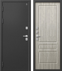 Центурион Т-6-2025 Графит букле-Полярный дуб (термодверь)