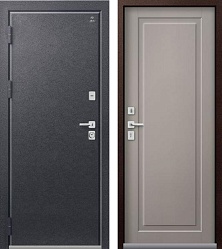 Центурион Т-4 Антрацит муар-Кашемир грей (термодверь)