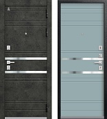 Центурион С-109 Чёрный муар+Бетон темный-Кашемир аква