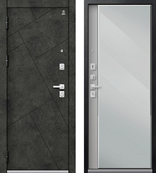 Центурион С-114 Чёрный муар+Бетон темный-Кашемир сильвер