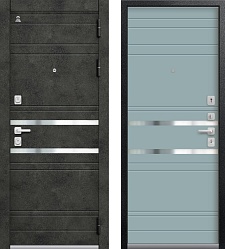 Центурион С-109 Чёрный муар+Бетон темный-Кашемир аква