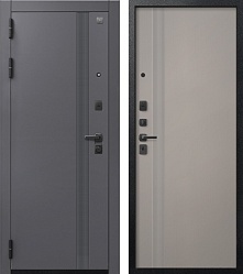 Центурион V-17 Чёрный муар+Кашемир графит - Кашемир грей