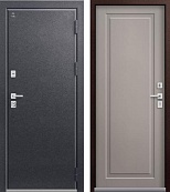 Центурион Т-4 Антрацит муар-Кашемир грей (термодверь)